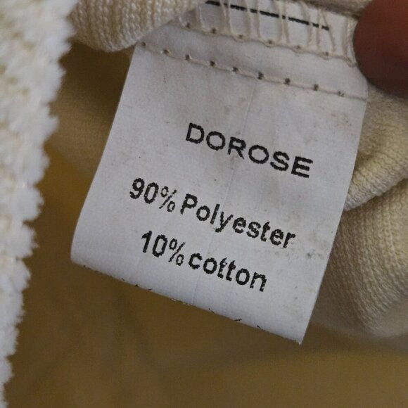 Neutral Beige Corduroy Shacket Dropped Shoulder Balloon Sleeves Size L - Picture 9 of 9